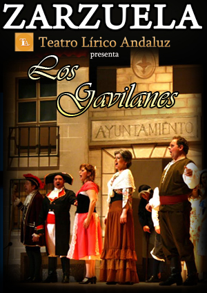 Cartel de la zarzuela 'Los Gavilanes'