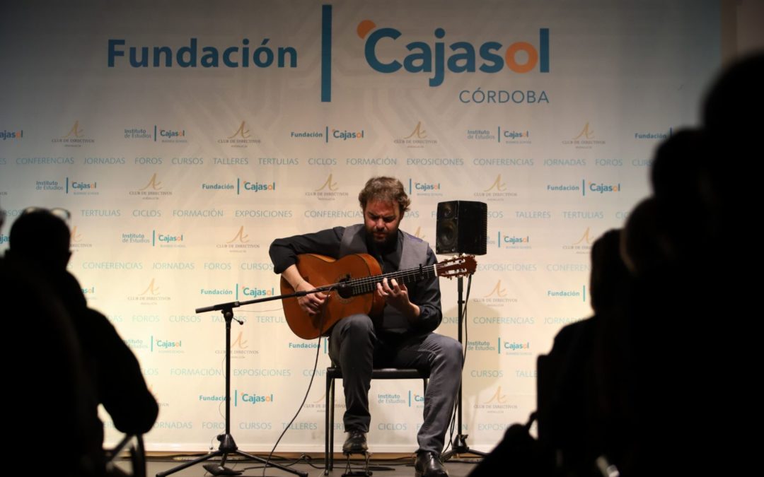 Concierto de Dani de Morón en la sede de la Fundación Cajasol en Córdoba