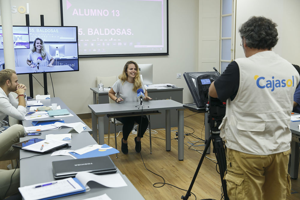 Curso de Presentación y edición de informativos de Atresmedia Formación con Luis Fraga en la Fundación Cajasol