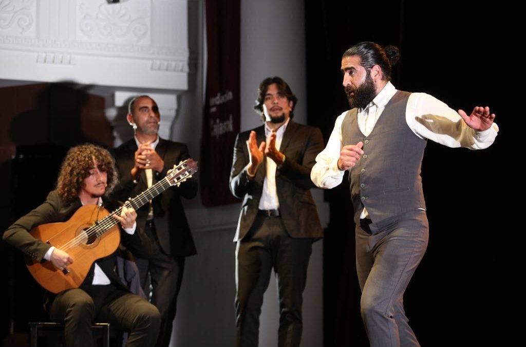 Antonio Molina 'El Choro', durante su actuación en los Jueves Flamencos de la Fundación Cajasol en Sevilla