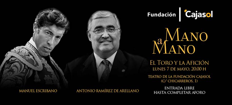Invitación para el Mano a Mano entre Manuel Escribano y Antonio Ramírez de Arellano