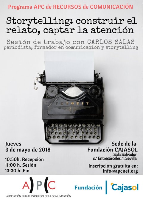 Curso de APC sobre Storytelling