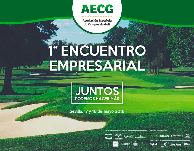 Cartel del I Encuentro Empresarial de la AEGC