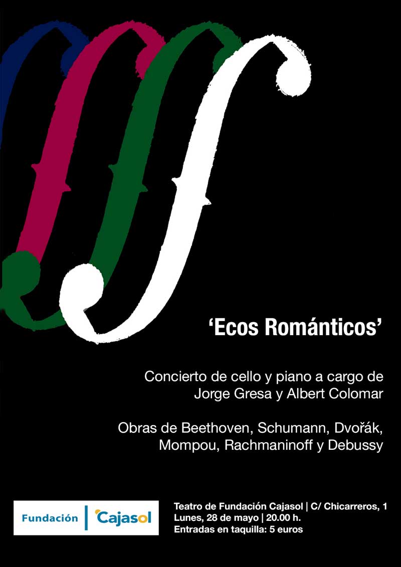 Cartel del concierto 'Ecos Románticos' en la Fundación Cajasol