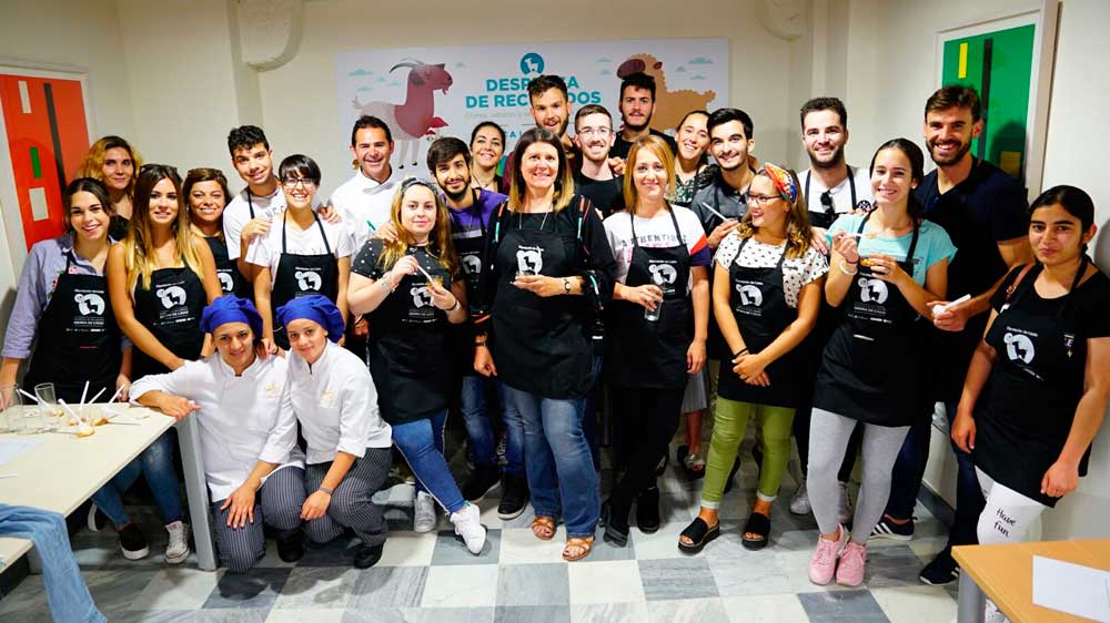 Taller de gastronomía de la Sierra de Cádiz en la Fundación Cajasol