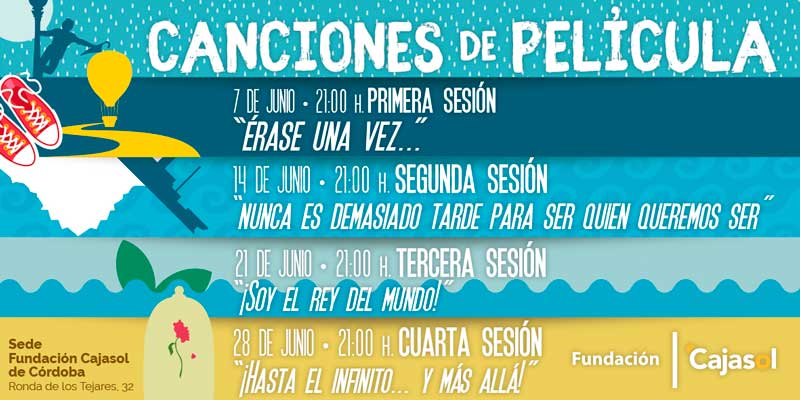 Cartel del ciclo 'Canciones de Película' en Córdoba