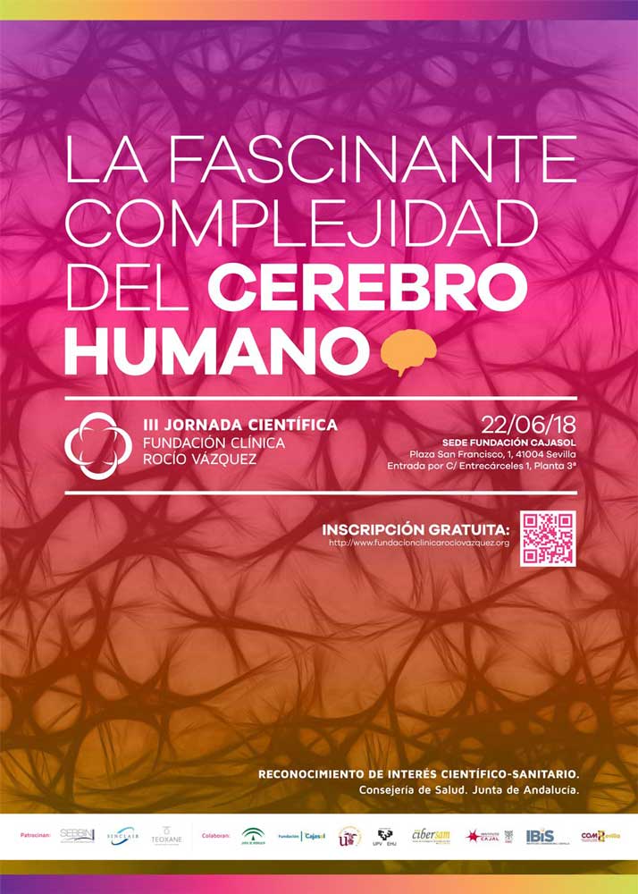 Cartel de la III Jornada Científica de la Fundación Clínica Rocío Vázquez
