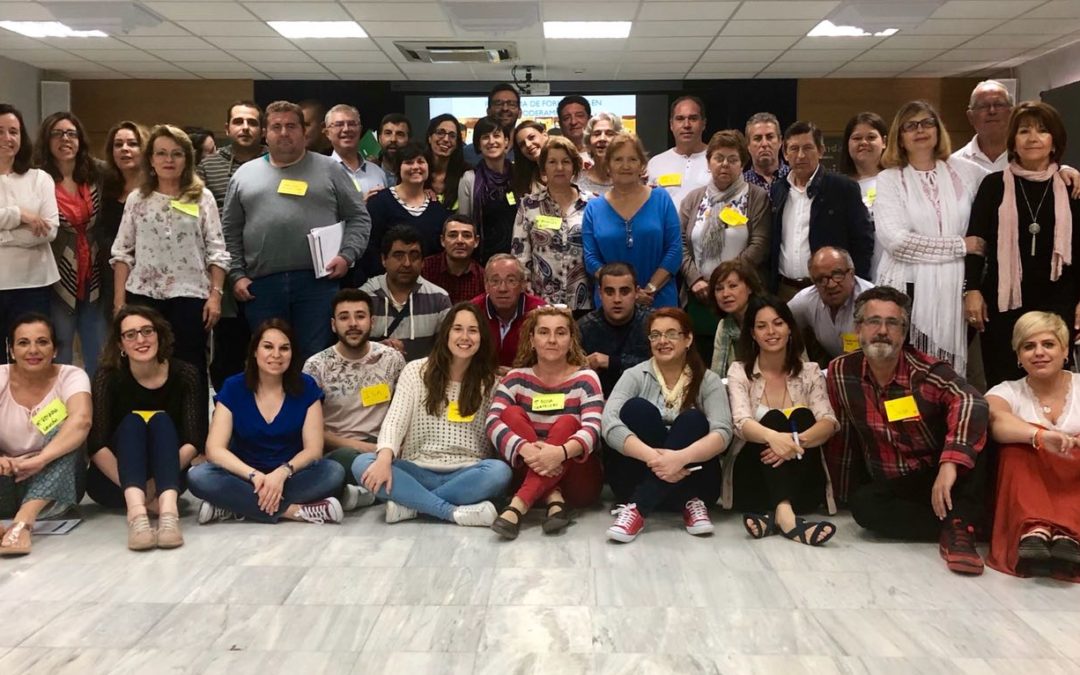 Clausura del curso de formación PROSPECT sobre Salud Mental en la Fundación Cajasol (Huelva)