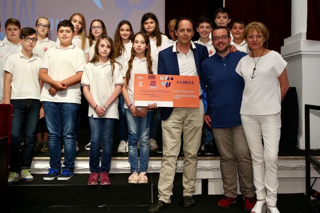 Alumnos del CEIP Virgen de Guadalupe, de Jaén, premiados en el IV certamen 'El Audiovisual en la Escuela'
