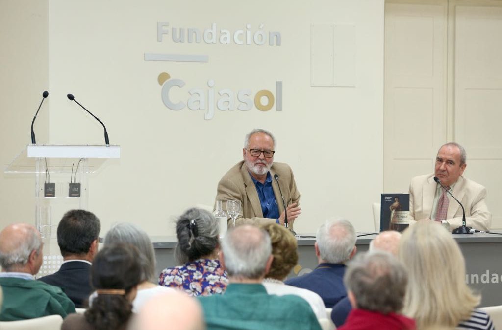 José María Martín Valverde, presentando 'La Tirana' en la sede de la Fundación Cajasol en Sevilla