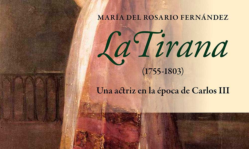 Parta que ilustra el título en la portada del libro 'La Tirana'