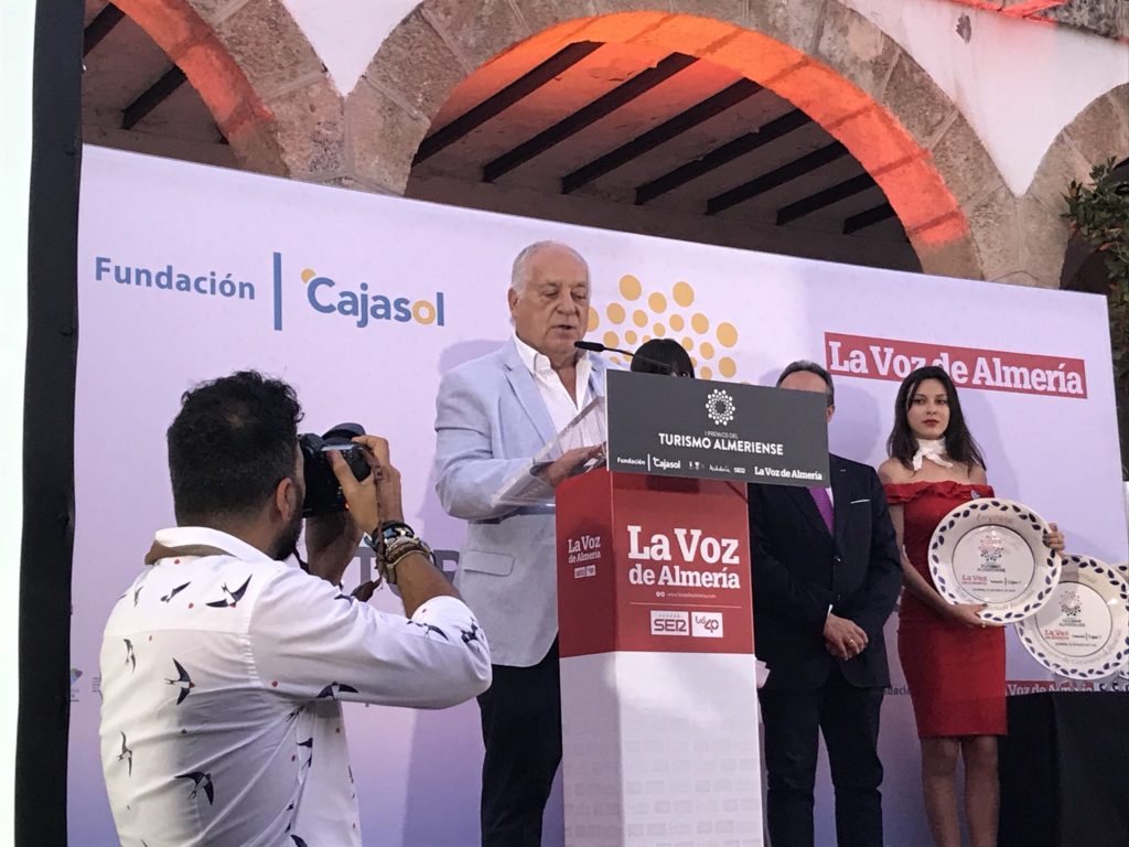 José María Rosell recoge el Premio Turismo Almeriense