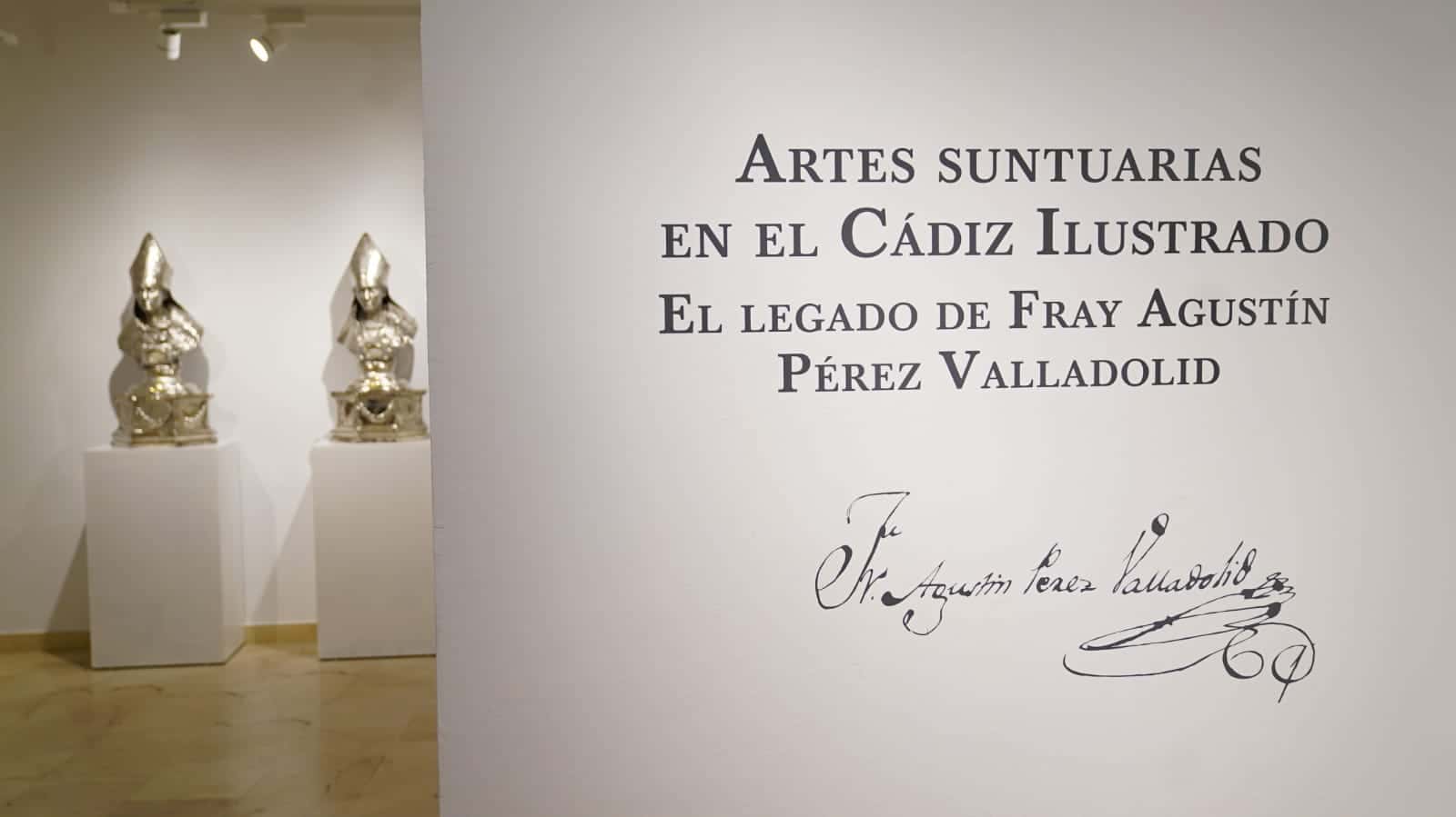 Entrada a la exposición 'Artes suntuarias en el Cádiz Ilustrado' en la Fundación Cajasol