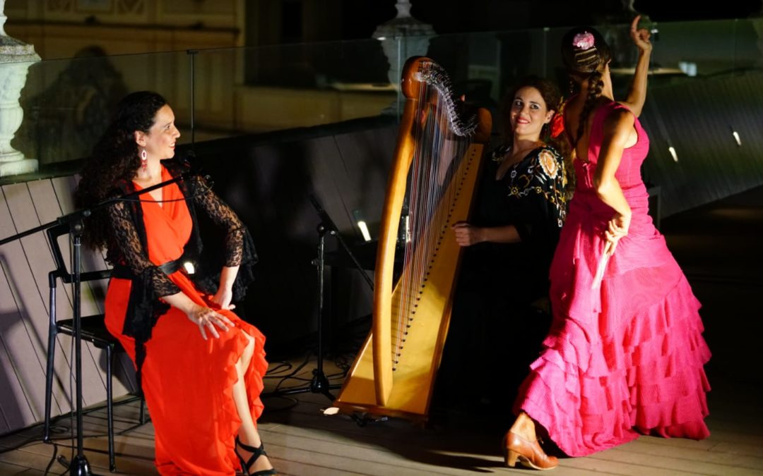 Ana Crismán, en la azotea de la Fundación Cajasol durante el II Estival Flamenco Cádiz