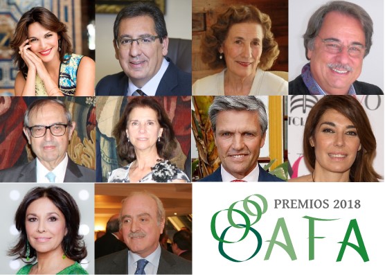 Miembros del jurado de los premios AFA 2018