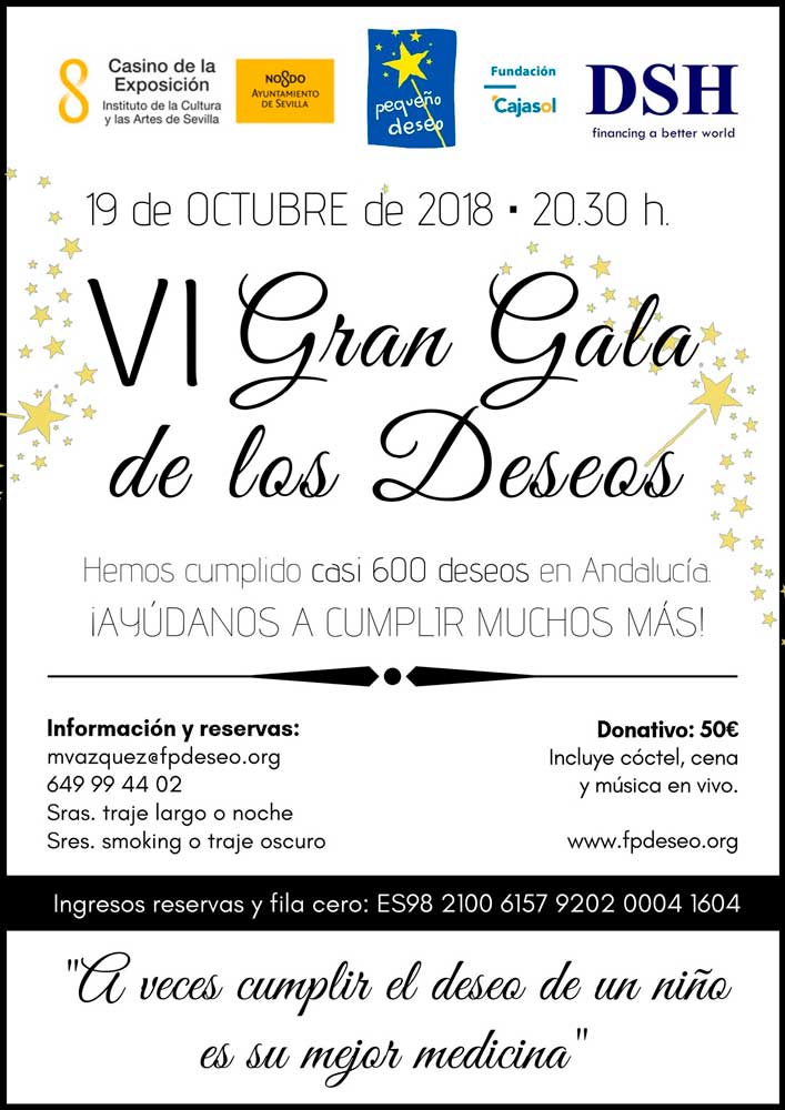 Cartel de la VI Gran Gala de los Deseos