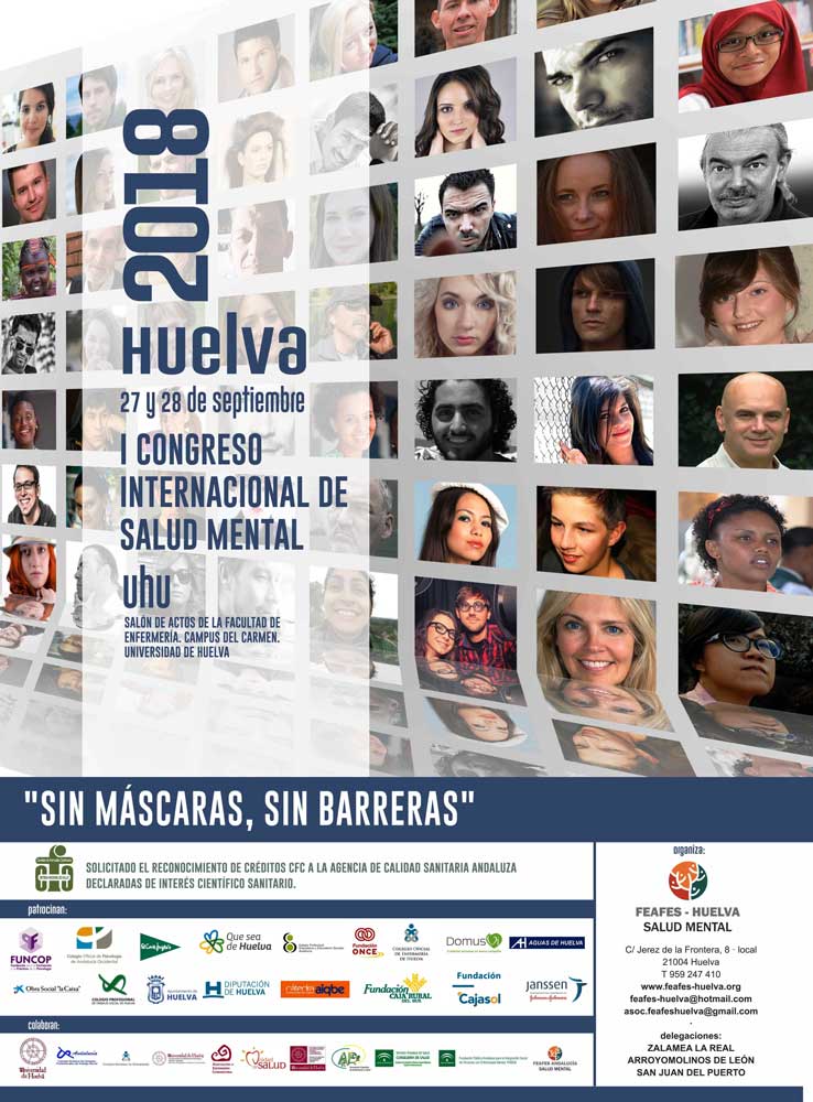 Cartel del I Congreso Internacional de Salud Mental en Huelva