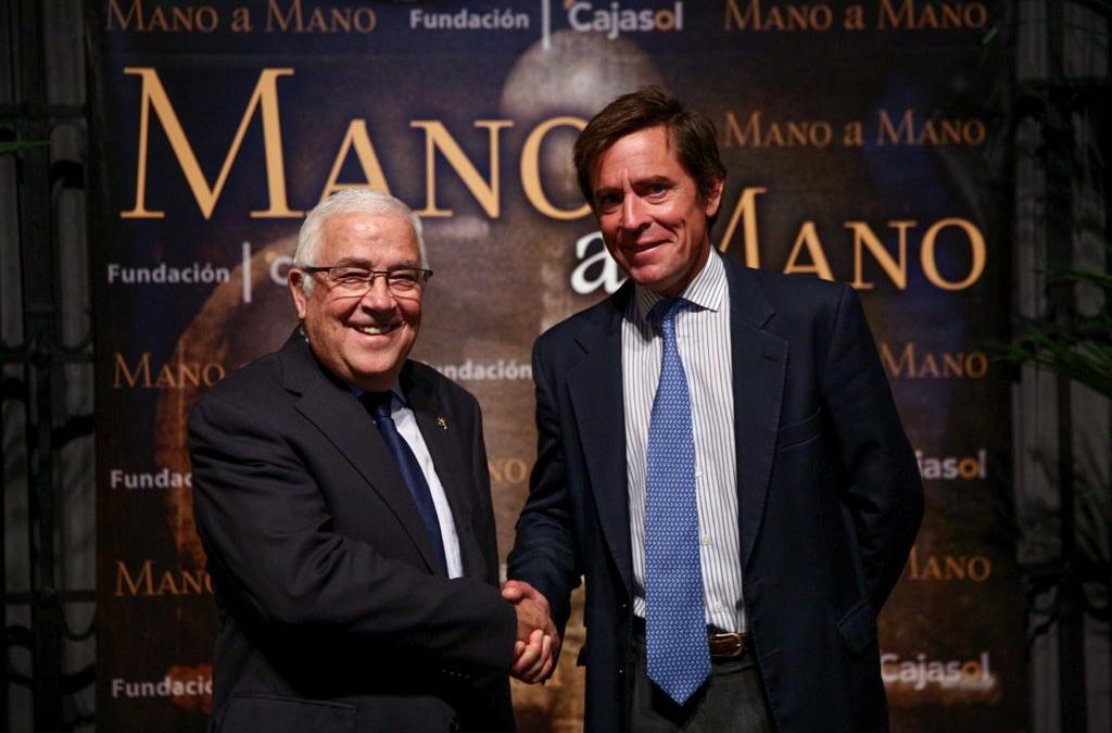 Eduardo Dávila Miura y Abel Moreno, ‘Mano a Mano’ en la Fundación Cajasol