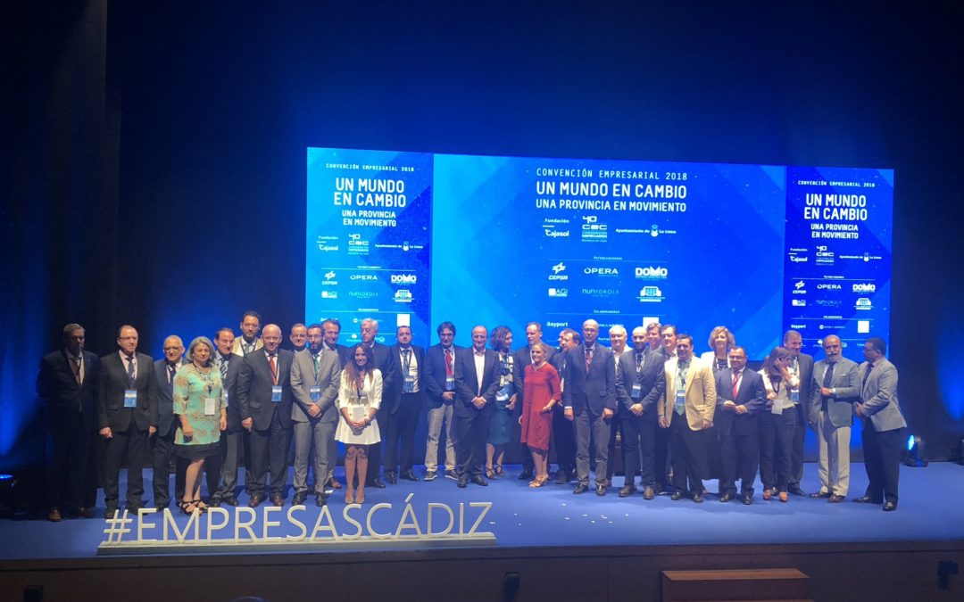 Foto de familia de la Convención Empresarial de Cádiz 2018