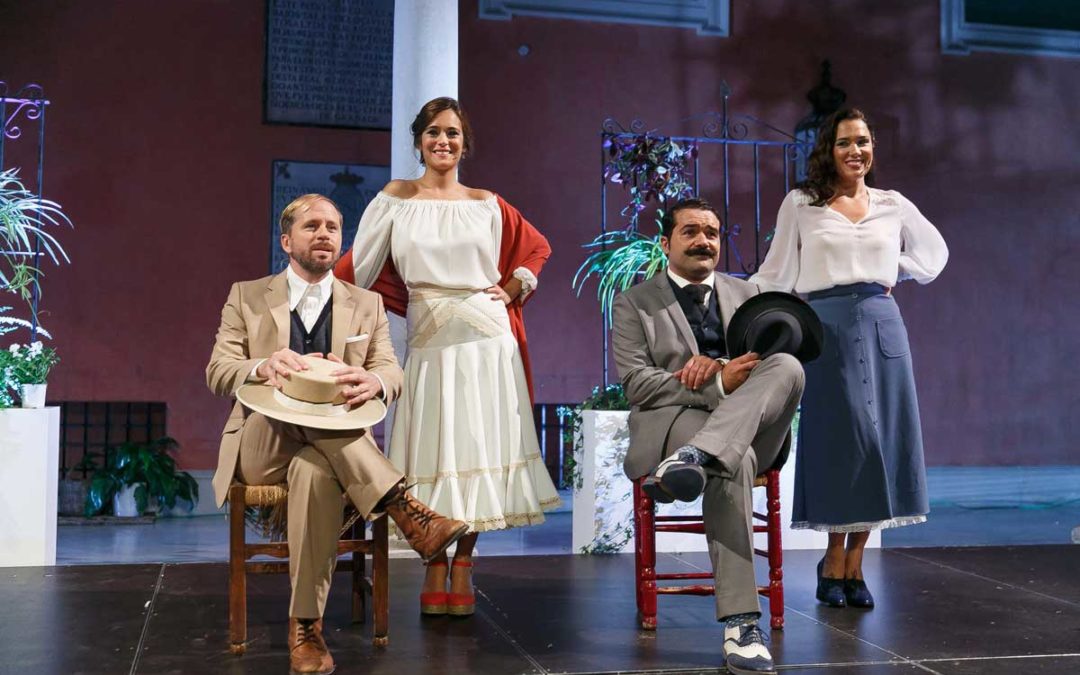 Alberto López, Carmen Canivell, Alfonso Sánchez y Eva Marciel, protagonistas de Letras en Sevilla IV desde la Fundación Cajasol