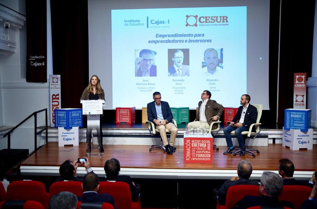 Jorda de emprendimiento para emprendedores e inversores en la Fundación Cajasol