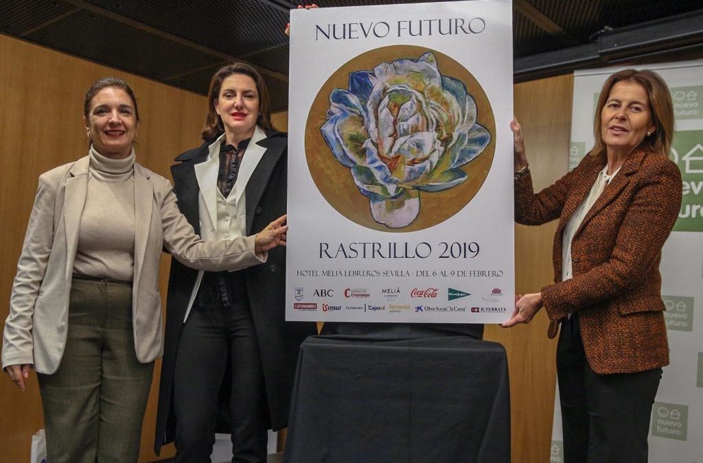 Cartel del Rastrillo 2019 de la Asociación Nuevo Futuro Sevilla