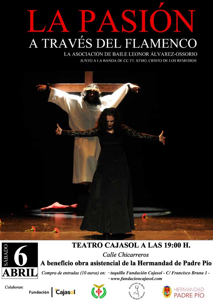 Cartel 'La Pasión a través del Flamenco' 2019 en la Fundación Cajasol