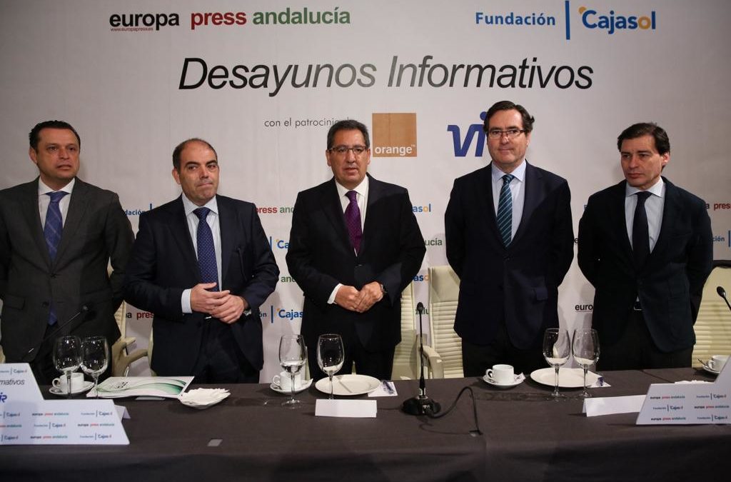 Desayuno Informativo de Europa Press con Lorenzo Amor en Sevilla