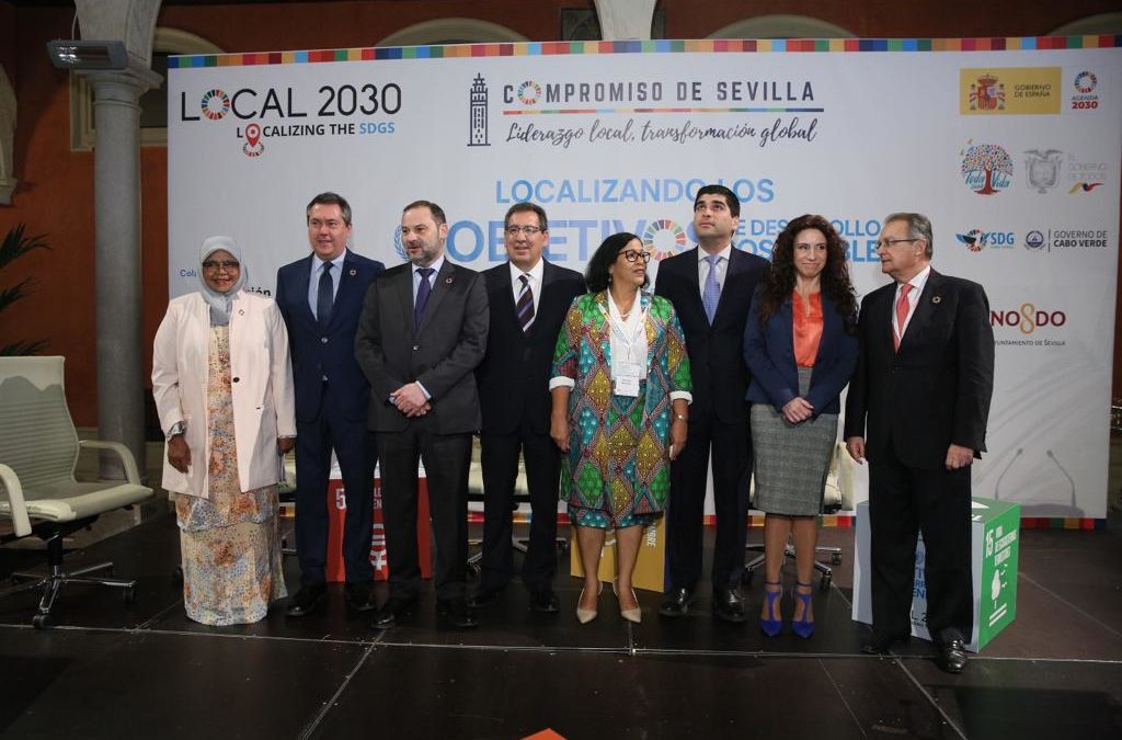 Jornada Seville Commitment (Compromiso de Sevilla), organizada por la ONU en la Fundación Cajasol