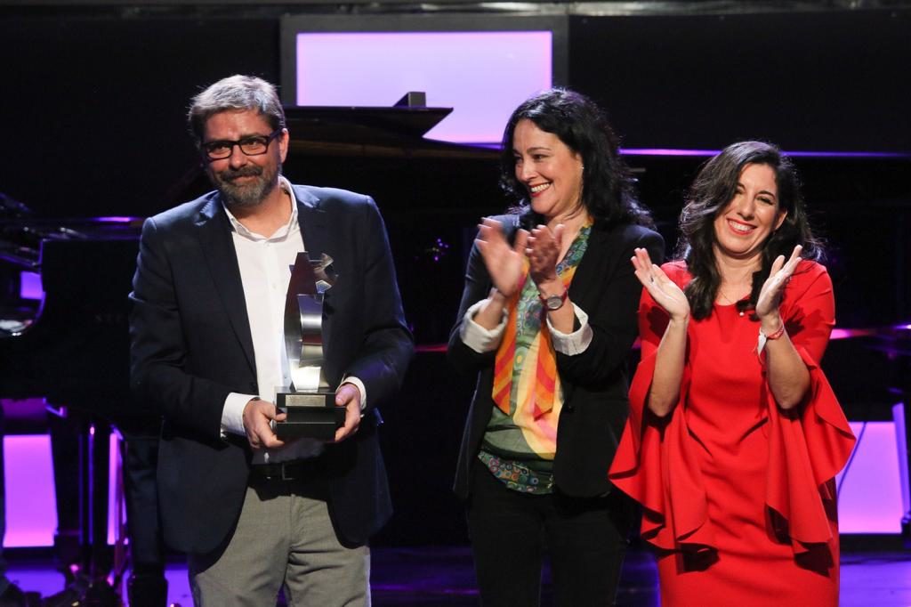 Valentín García, en los XX Premios El Público de Canal Sur