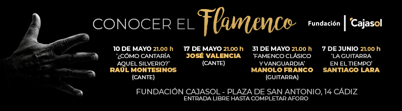 Banner ciclo Conocer el Flamenco 2019 en Cádiz