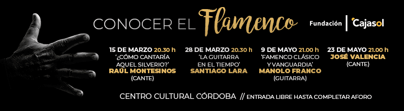 Banner ciclo Conocer el Flamenco 2019 en Córdoba