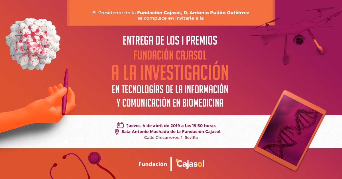 Invitación a la entrega del I Premio Fundación Cajasol a la Investigación en Tecnología de la Información y Comunicación