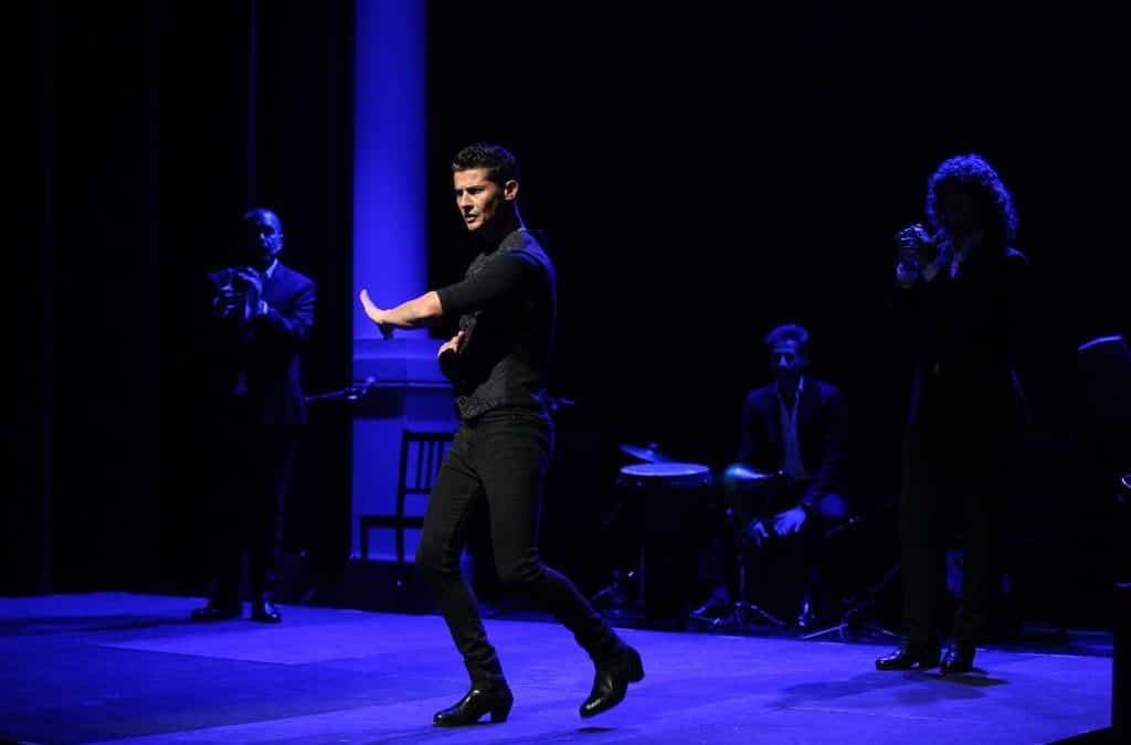 Rafael Campallo, durante el estreno de 'Sin Renuncia' en los Jueves Flamencos de la Fundación Cajasol en Sevilla