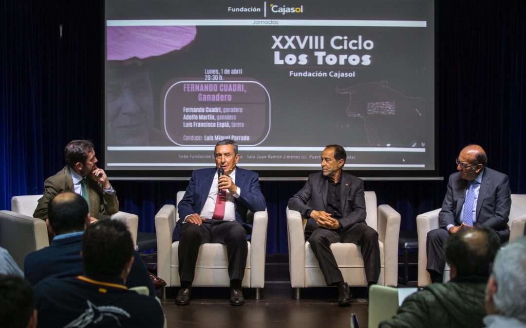 Fernando Cuadro, homenajeado en el XXVIII Ciclo Los Toros de la Fundación Cajasol en Huelva
