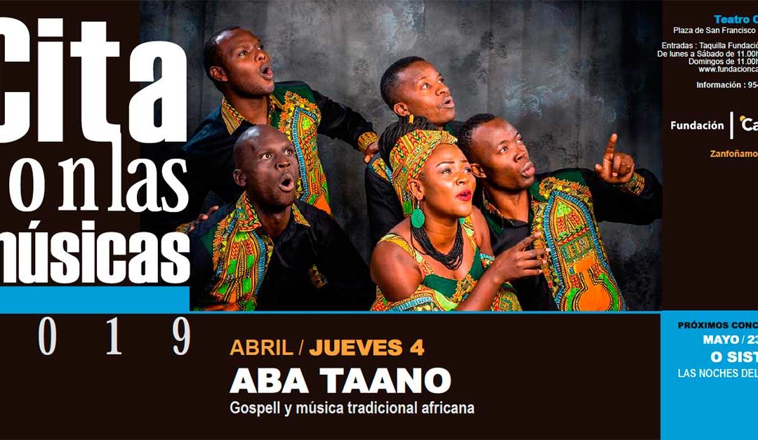 Imagen ciclo cita con las músicas 2019: Aba Taano