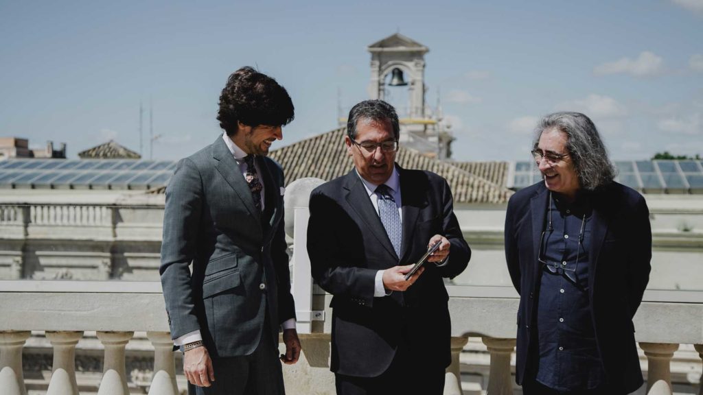 Presentación del disco 'Rocío, cien por cien', de Manuel Lombo en la Fundación Cajasol