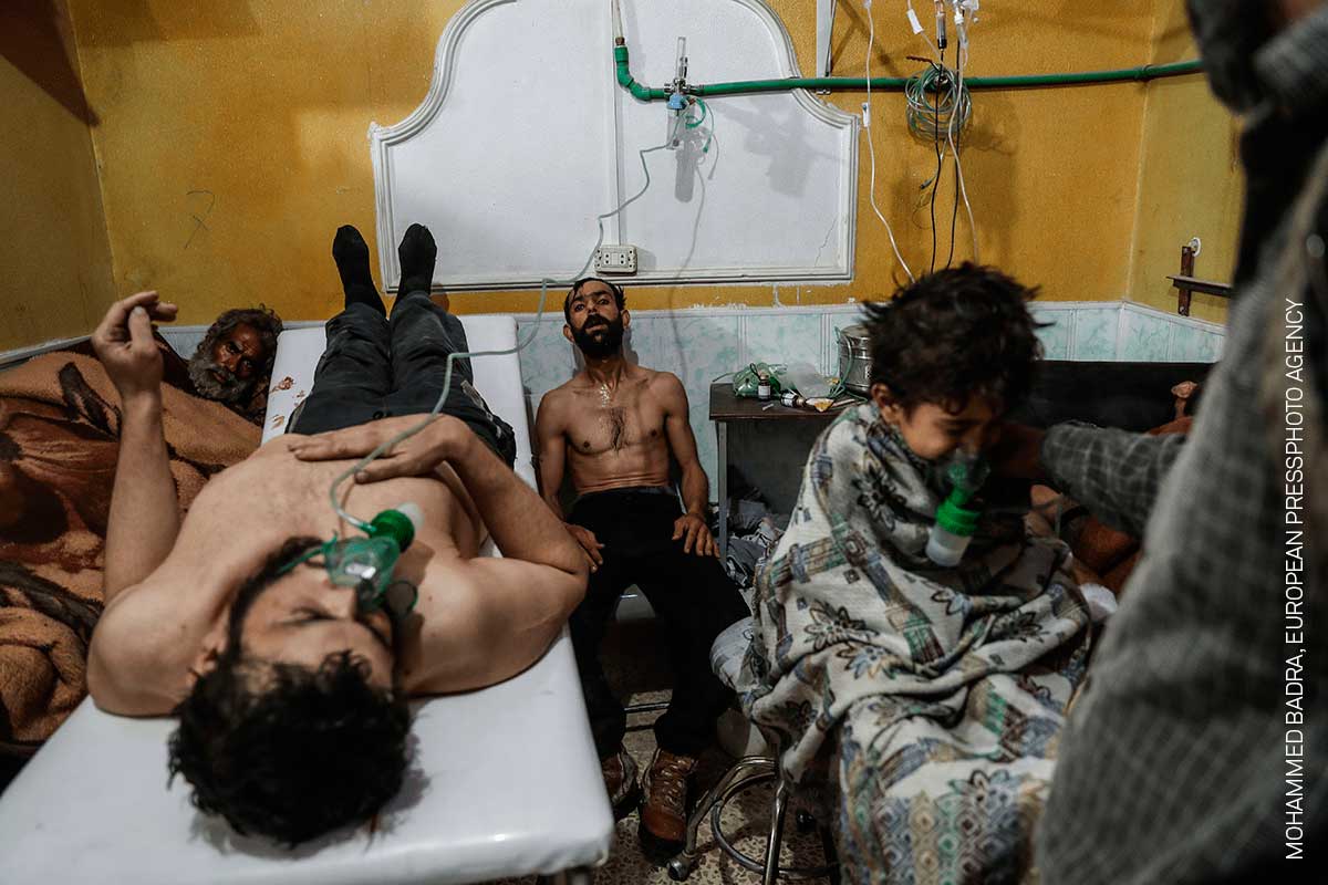 Foto de Mohammed Badra, finalista en el World Press Photo 2019