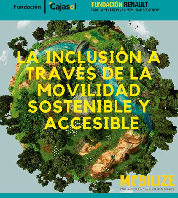 Cartel de la jornada 'La Inclusión a través de la movilidad sostenible y accesible' de Renault en Cádiz
