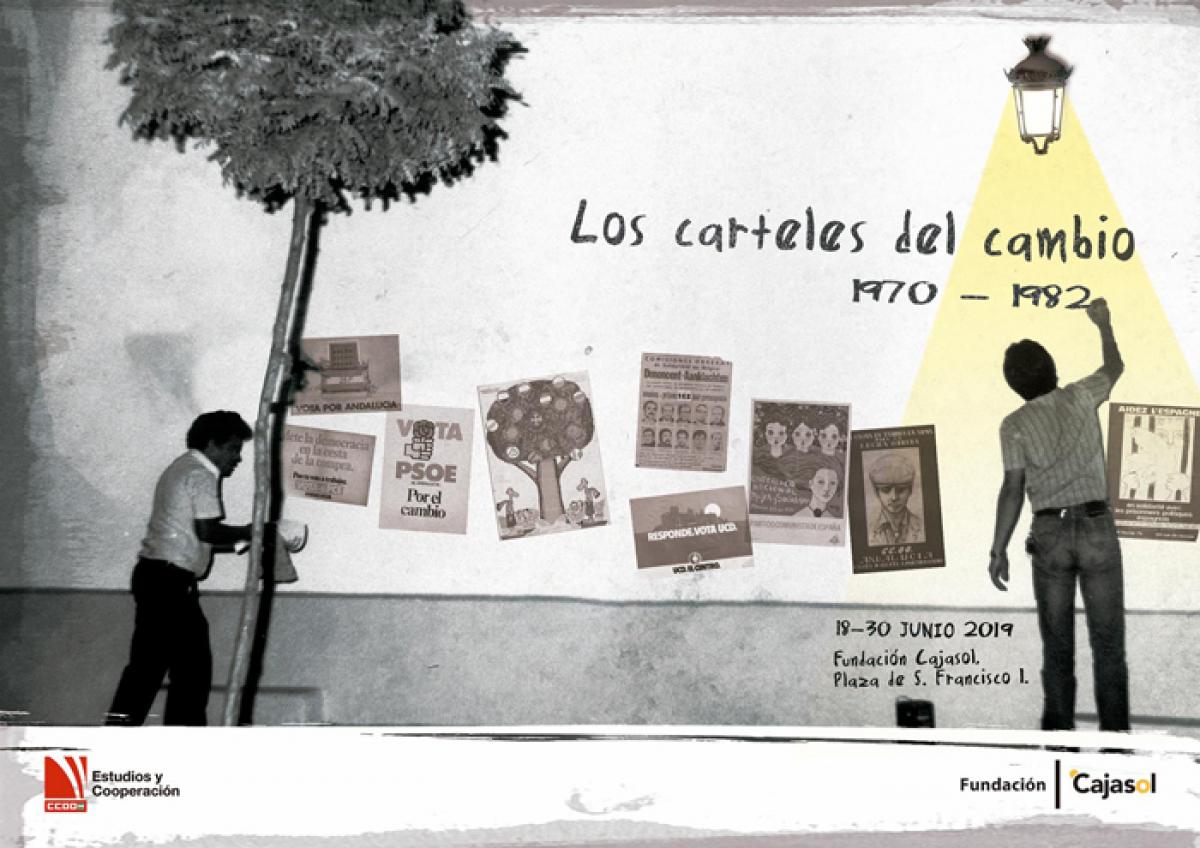 Cartel de las exposición sobre 'Los carteles del cambio' en Sevilla
