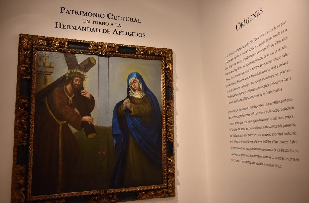 Exposición con motivo del III Centenario Devocional de la cofradia de los Afligidos en Cádiz