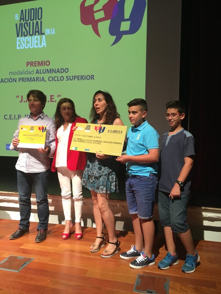Premio para el colegio Indalo de Almería en los Premios El Audiovisual en la Escuela