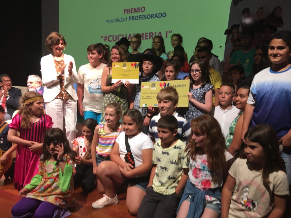 Premio para el colegio Los Millares de Almería en los Premios El Audiovisual en la Escuela