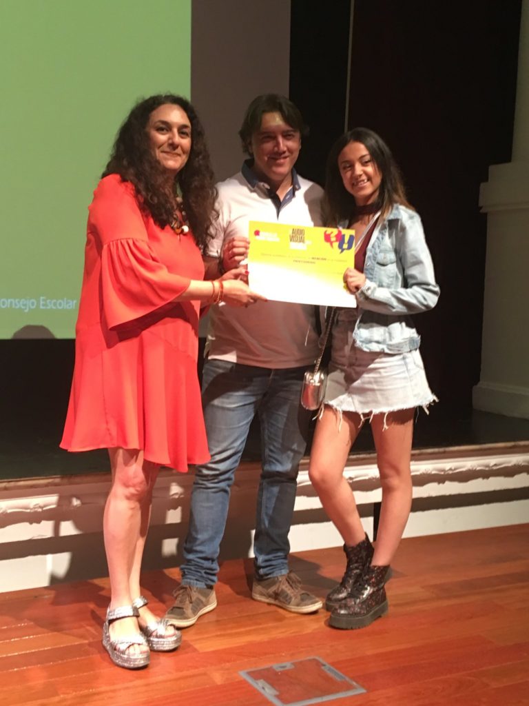 Mención especial premios 'El Audiovisual en la Escuela' en modalidad profesorado al Instituto Diego Macías de Calañas (Huelva)