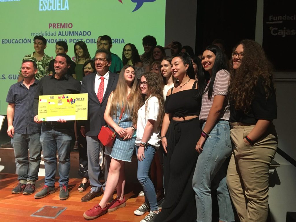 Premio para el Instituto Guadalpeña de Arcos (Cádiz) en los Premios El Audiovisual en la Escuela
