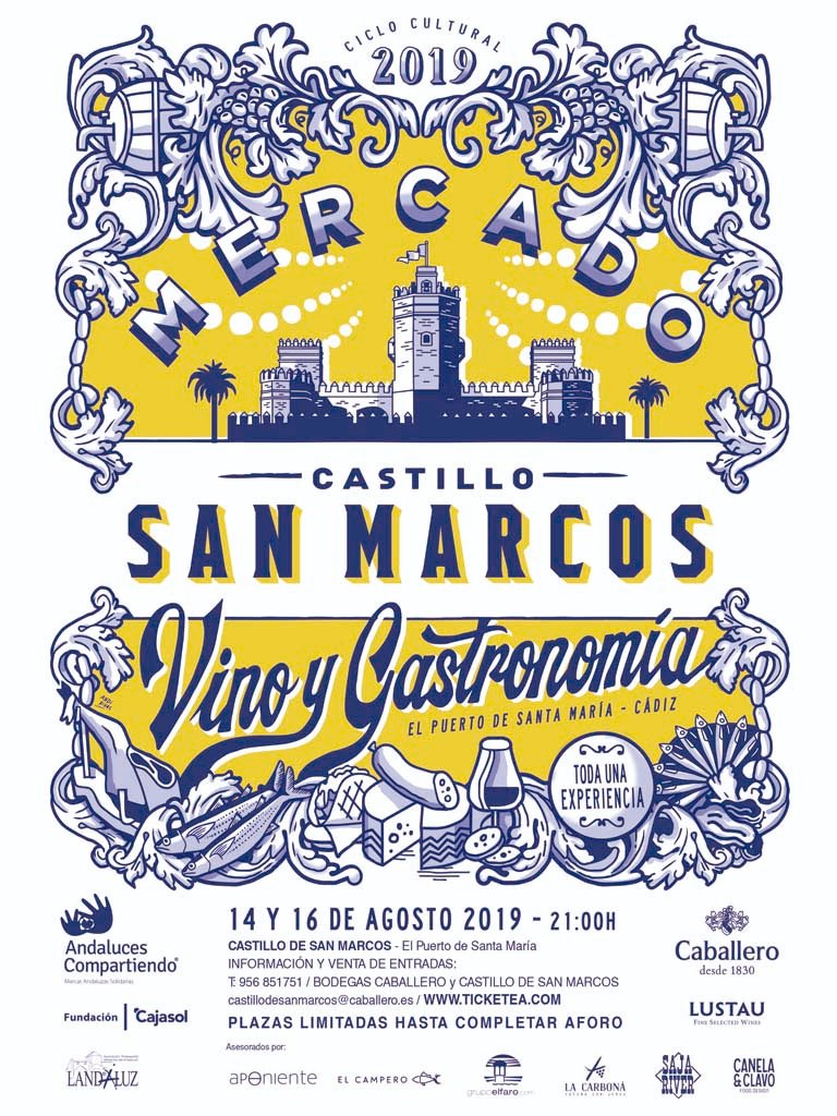 Cartel del Mercado de San Marcos 2019 en El Puerto