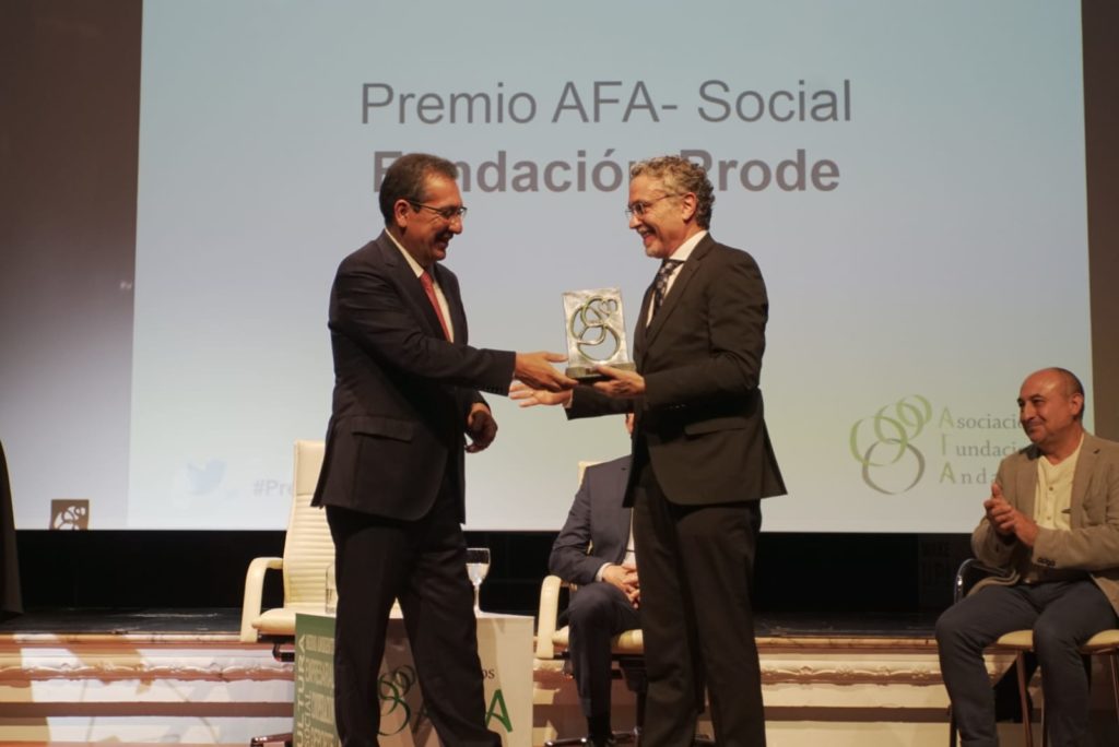 Entrega del Premio AFA 2019 a la Fundación Prode