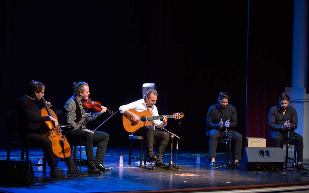 Espectáculo 'Entre Manos' de Juan Carlos Romero en los Jueves Flamencos de la Fundación Cajasol en Sevilla