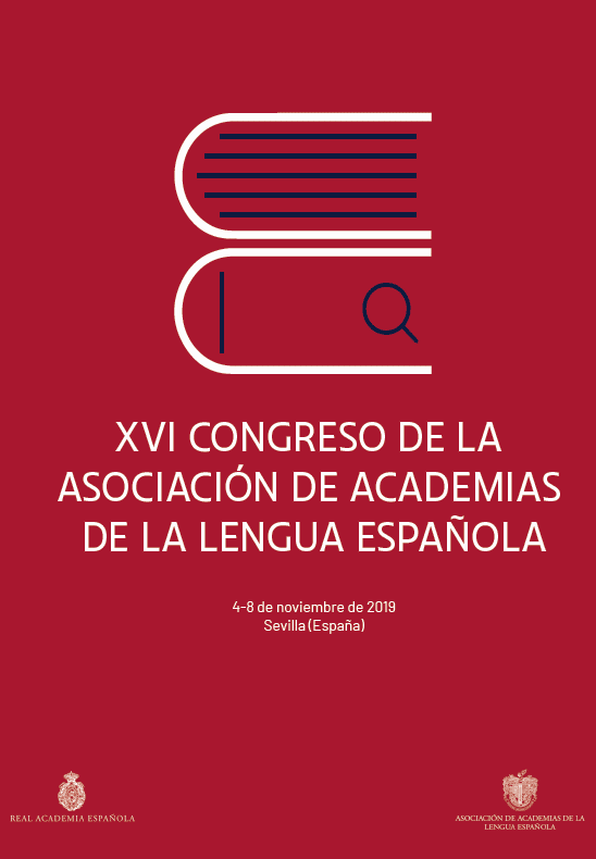 Portada del Programa del XVI Congreso de ASALE en Sevilla