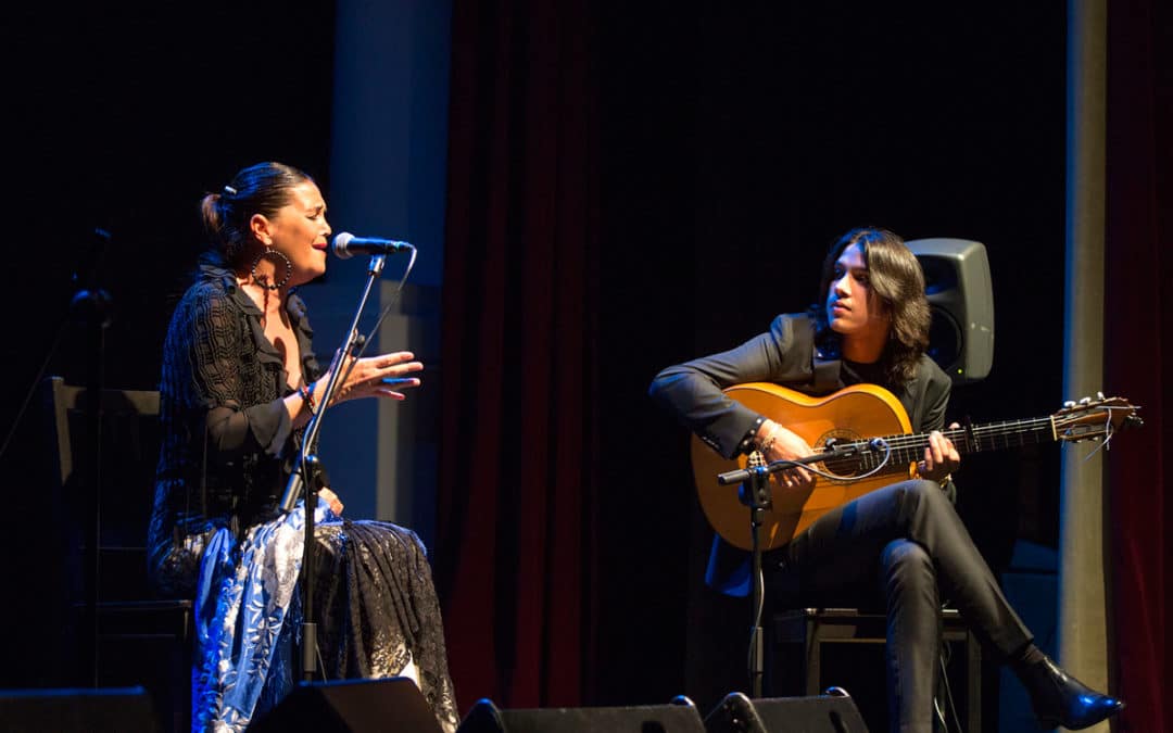 Sonia Miranda y José del Tomate en los Jueves Flamencos de la Fundación Cajasol en Sevilla